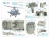 Quinta Studio QDS-35099 AH-64E 3D-Printed & coloured Interior on decal paper (Takom) (Small version) 1/35